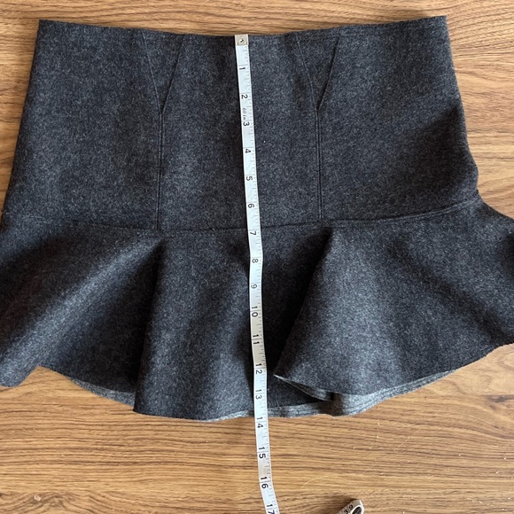SOLD ISABEL MARANT Freja merino wool-felt mini skirt - Picture 10 of 10